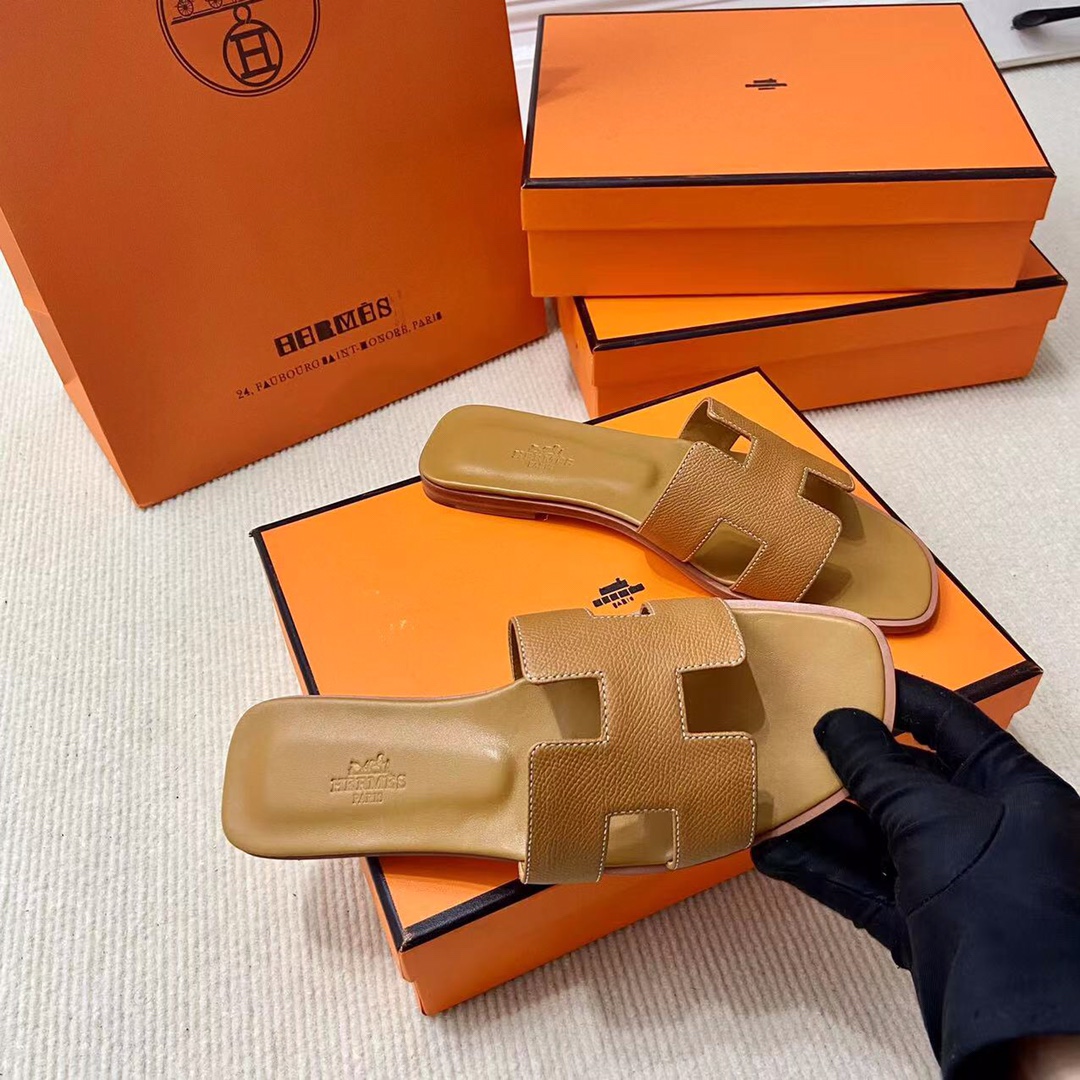 에르메스 올수공 오란 슬리퍼 샌들 앱송 100